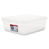 Clever Store Non-Latching Clear Lid 15 qt. (Color : Clear, Quantity : 1 Each, Dimensions : 16.8 L x 13.3 W x 5.3 H)