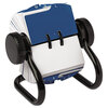 Open Rotary Card File, Black Finish