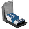 VIP® Covered Card File (2-1/4 x 4 Card Size, Black)