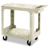 Rubbermaid Commercial Heavy-Duty Flat Shelf Utility Cart RCP4505BEI