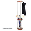 Safco� Mode� Wood Costumer with Umbrella Stand (Global Product Type : Clothes Racks, Mounting : Stand Alone, Width [Nom] : 14 1/2 in)
