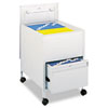 Safco Safco&reg; Locking Mobile Tub File with Drawer SAF5365GR