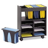 8-Compartment GoCarts� with File Tub