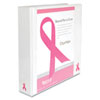 Samsill� Breast Cancer Awareness View Binder (Global Product Type : Binders-Ring Binder, Capacity Range ( ) [Max] : 2 in, Color(s) : White)
