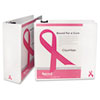 Samsill� Breast Cancer Awareness View Binder (Global Product Type : Binders-Ring Binder, Capacity Range ( ) [Max] : 4 in, Color(s) : White)