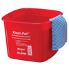 Kleen-Pail� (Color : Red Cloths, Quantity : 6 Pails per Case, Size : 6 Quart Pails)