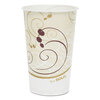Solo Symphony&trade; Design Wax-Coated Paper Cold Cup SCCRW16SYM