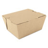 ChampPak� Carryout Boxes  (Type : Kraft, Quantity : 450 per Case, Size : 4-3/8 x 3-1/2 x 2-1/2 )