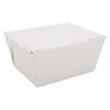 ChampPak� Carryout Boxes  (Color : White, Quantity : 450 per Case, Size : 4-3/8 x 3-1/2 x 2-1/2 )