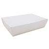 ChampPak� Carryout Boxes  (Color : White, Quantity : 200 per Case, Size : 7-3/4 x 5-1/2 x 1-7/8 )