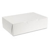 Sheet Cake Boxes (Size : 1/4 Sheet Box, Quantity : 100 per Case, Size : 14 x 10 x 4)