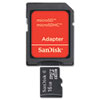 SanDisk� microSD Memory Card with Adapter (Global Product Type : Memory Cards-MicroSD, Storage Capacity [Nom] : 16 GB, For Use With : Mobile Phones)