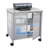 Impromptu� Deluxe Machine Stand with Doors (Color: Gray, Material(s): Steel; Plastic, Size: 34 3/4 w x 25 1/2 d x 30 3/4 h)