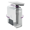 Safco� Ergo-Comfort� Swivel-Mount Under CPU Stand (Global Product Type : CPU Holders, Stand Type : CPU, Width : 13 in)
