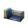 Safco Onyx&trade; Desk Organizer With Three Horizontal And Three Upright Sections SFC 3254BL
