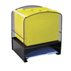 Safco� Onyx� Mesh Desktop Hanging File With Two Horizontal Trays (Color: Black, Material(s): Steel, Size: 13 1/2 w x 10 3/4 d x 15 1/2 h)