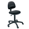 Safco� Precision Desk Height Swivel Chair (Color: Black, Material(s): Nylon, Size: 24 dia. x 28 3/4 to 33 3/4 h)