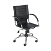 Safco Flaunt&trade; Series Mid-Back Managers Chair SFC 3456BL