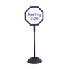Safco� WriteWay� Double-Sided Dry Erase Standing Message Sign (Color: Black, Material(s): Plastic, Size: 22 1/2 w x 18 d x 65 h)