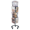 Cabinets,+Racks+&+Shelves: Safco - Wire Rotary Display Racks