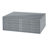 Safco� Five-Drawer Steel Flat File (Color: Gray, Number of Drawer(s): 5, Material(s): Steel)