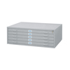Safco� Five-Drawer Steel Flat File (Color: Gray, Number of Drawer(s): 5, Material(s): Steel)