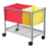 Safco� Wire Mobile File (Color: Metallic Gray, Material(s): Steel, Size: 14 w x 24 d x 20 1/2 h)