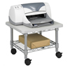 Safco� Underdesk Printer/Fax Stand (Color: Gray, Material(s): Steel (frame); Laminate (top), Size: 19 w x 16 d x 13 1/2 h)