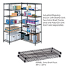 Safco® Industrial Wire Shelving Extra Shelf Pack (2 per Set, Size: 48 w x 24 d x 1 1/2 h, 2 per Set)