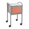 Impromptu� Locking File Cart (Color: Gray, Material(s): Steel; Plastic, Size: 20 1/4 w x 21 1/2 d x 30 3/4 h)