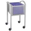 Impromptu� Open File Cart (Color: Gray, Material(s): Steel; Plastic, Size: 20 1/4 w x 19 d x 29 3/4 h)
