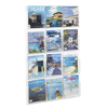 Reveal� Clear Literature Displays (Literature Rack Displays Type : Wall Mount, Global Product Type : Literature Racks Displays-Wall Mount, Number of Compartments : 12)
