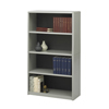 Safco� Value Mate� Series Metal Bookcases (Color: Gray, Number of Shelves: 4, Material(s): Steel)