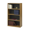 Safco� Value Mate� Series Metal Bookcases (Color: Medium Oak, Number of Shelves: 4, Material(s): Steel)