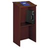 Safco� Stand-Up Lectern (Color: Cherry, Material(s): Furniture Grade Particleboard, Size: 23 w x 15 3/4 d x 46 h)