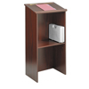 Safco� Stand-Up Lectern (Color: Mahogany, Material(s): Furniture Grade Particleboard, Size: 23 w x 15 3/4 d x 46 h)