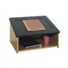 Safco� Tabletop Lectern (Color: Medium Oak, Material(s): Furniture Grade Compressed Wood, Size: 24 w x 18 1/2 d x 13 3/4 h)