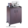 Safco� Mobile Refreshment Center (Color: Mahogany, Material(s): 3/4 furniture-grade wood, Size: 23 w x 18 d x 31 h)