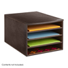 Safco Leather Look Multi Letter Tray SFC 9392CE