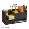 Safco Leather Look Small Organizer SFC 9393CE
