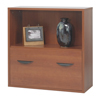 Apres � File Drawer Cabinet with Shelf (Color: Cherry, Material(s): 3/4 furniture-grade wood, Size: 29 3/4 w x 11 3/4 d x 29 3/4 h)