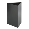 Safco� Trifecta� Waste Receptacle (Color: Black, Gallon Capacity: 15, Material(s): Steel)