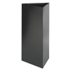 Safco� Trifecta� Waste Receptacle (Color: Black, Material(s): Steel, Size: 19 1/2 w x 19 1/2 d x 38 h)