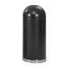 Safco� Dome Top Receptacle with Open Top (Waste Receptacle Type : Dome Top, Material(s) : Steel, Application : General Waste)