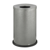 Safco� Speckled Receptacles (Color: Black Speckle, Material(s): Steel, Size: 19 3/4 dia. x 28 1/2 h)