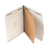 S J Paper Standard Four-Section Classification Folder with 1-1 2 inch Expansion
