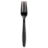 SOLO� Cup Company Guildware� Extra Heavy Weight Plastic Cutlery (Utensils Type : Fork, Material(s) : Polystyrene, Color(s) : Black)