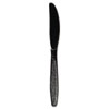 SOLO� Cup Company Guildware� Extra Heavy Weight Plastic Knife (Utensils Type : Knife, Material(s) : Polystyrene, Color(s) : Black)