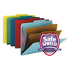 Six-Section Colored Pressboard Top Tab Classification Folders with Two Dividers