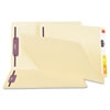 Smead End Tab Fastener Folders with SafeSHIELD� Coated Fastener Technology (Size : Legal, Folder Material : 11 pt. Manila, Tab Cut : Straight)